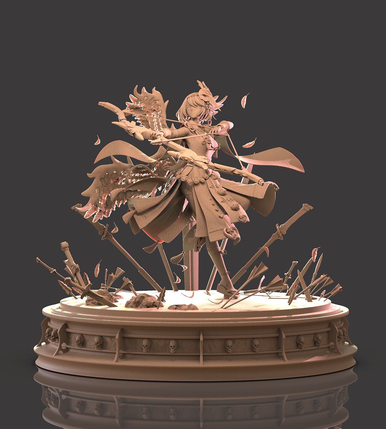 原神手办建模（图ZMzI2NDY3MjQw） - 玩具 - 站酷设计师一人画原创素材 - 站酷ZCOOL