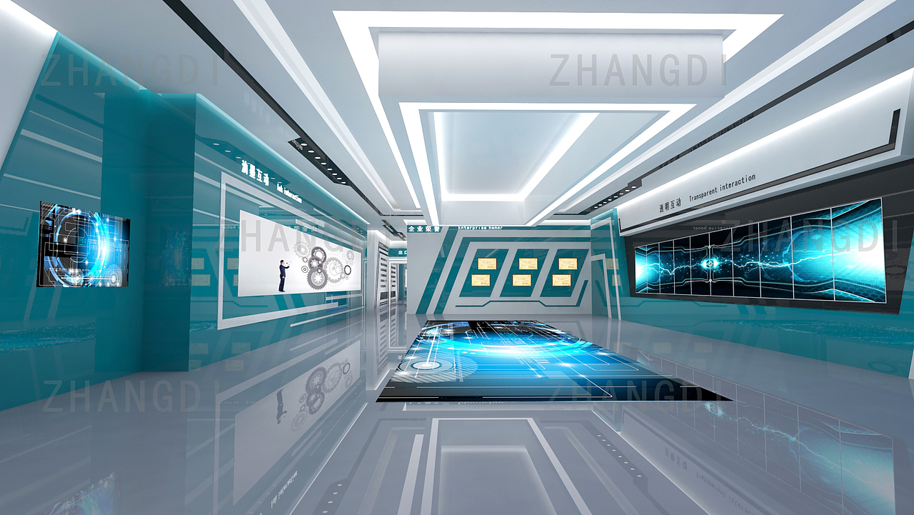 企业展厅4（图ZMTY5OTcwMzI4） - 建筑/空间 - 站酷设计师展厅设计师ZD原创素材 - 站酷ZCOOL