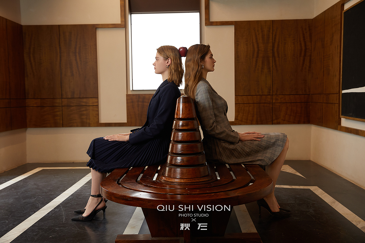 女装秋装拍摄连衣裙套装拍摄prich女装