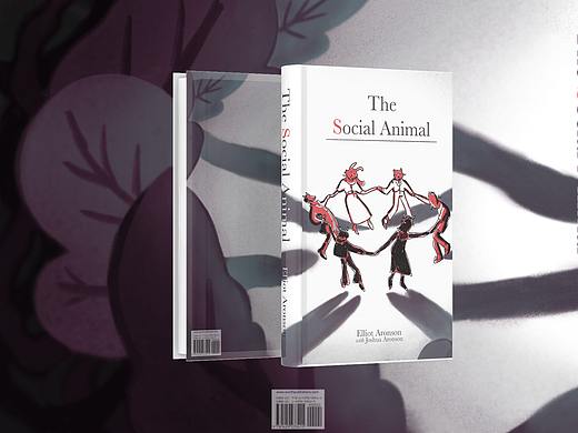 《社会性动物》封面插画设计（个人主页-ZNDkwMTQ0MDA=） - 创作习作 - 站酷设计师StephZ原创素材 - 站酷ZCOOL