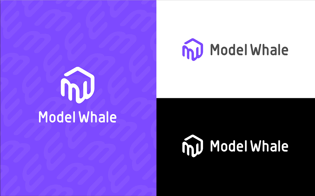 ModelWhale logo 设计（图ZMjUyNTE0NDAw） - Logo - 站酷设计师皮芽子原创素材 - 站酷ZCOOL