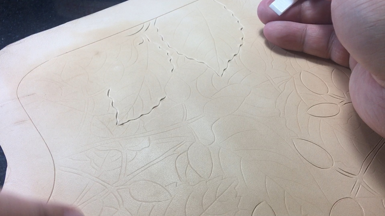 皮雕系列之刀线