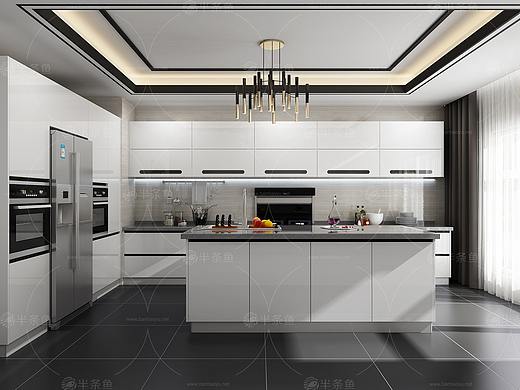 【橱柜】案例分享（个人主页-ZNDM3NDMwMDA=） - 家装设计 - 站酷设计师半条鱼家居设计原创素材 - 站酷ZCOOL