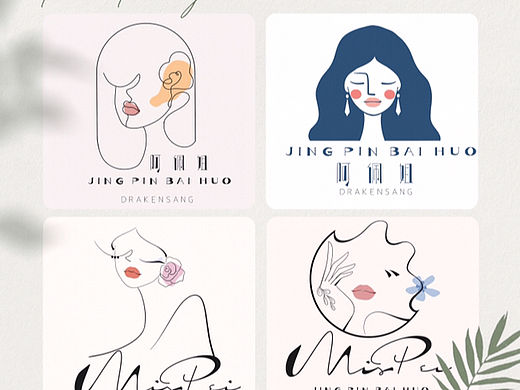 极简线条色块LOGO