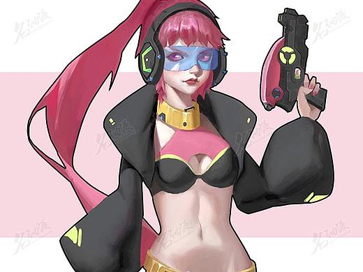 角色机甲少女立绘封面