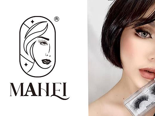 mahei女人化妆店logo
