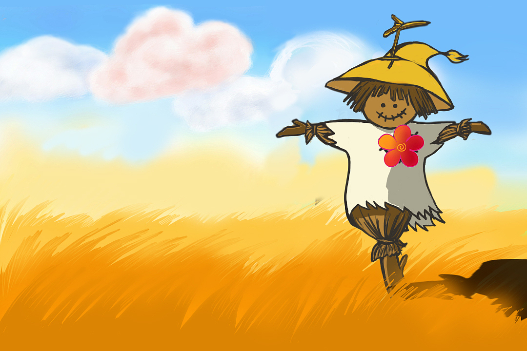 二维动画作品-《稻草人之恋》