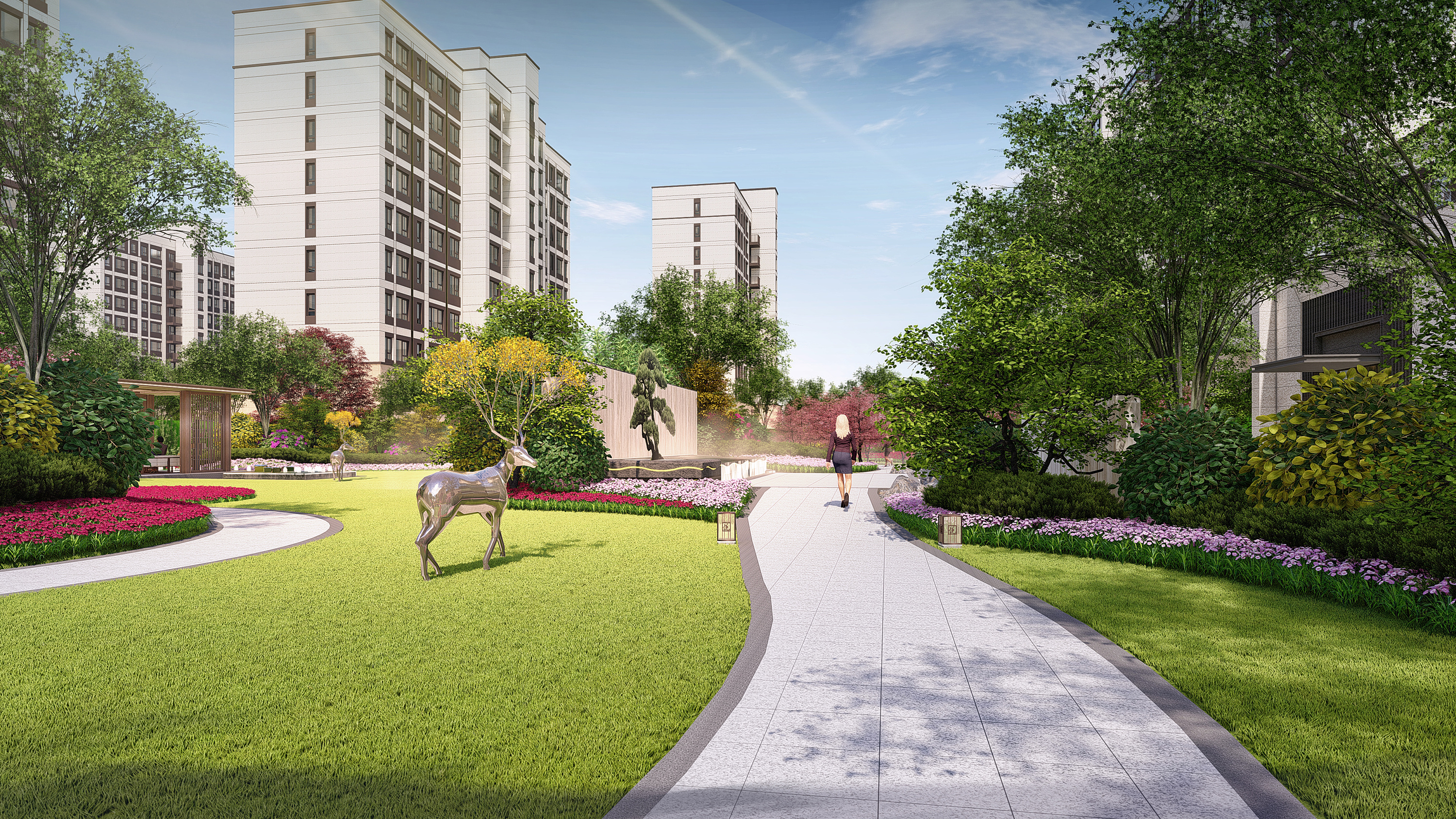 某展示区效果图|空间|景观设计|沉默dcong - 原创作品 - 站酷 (zcool)