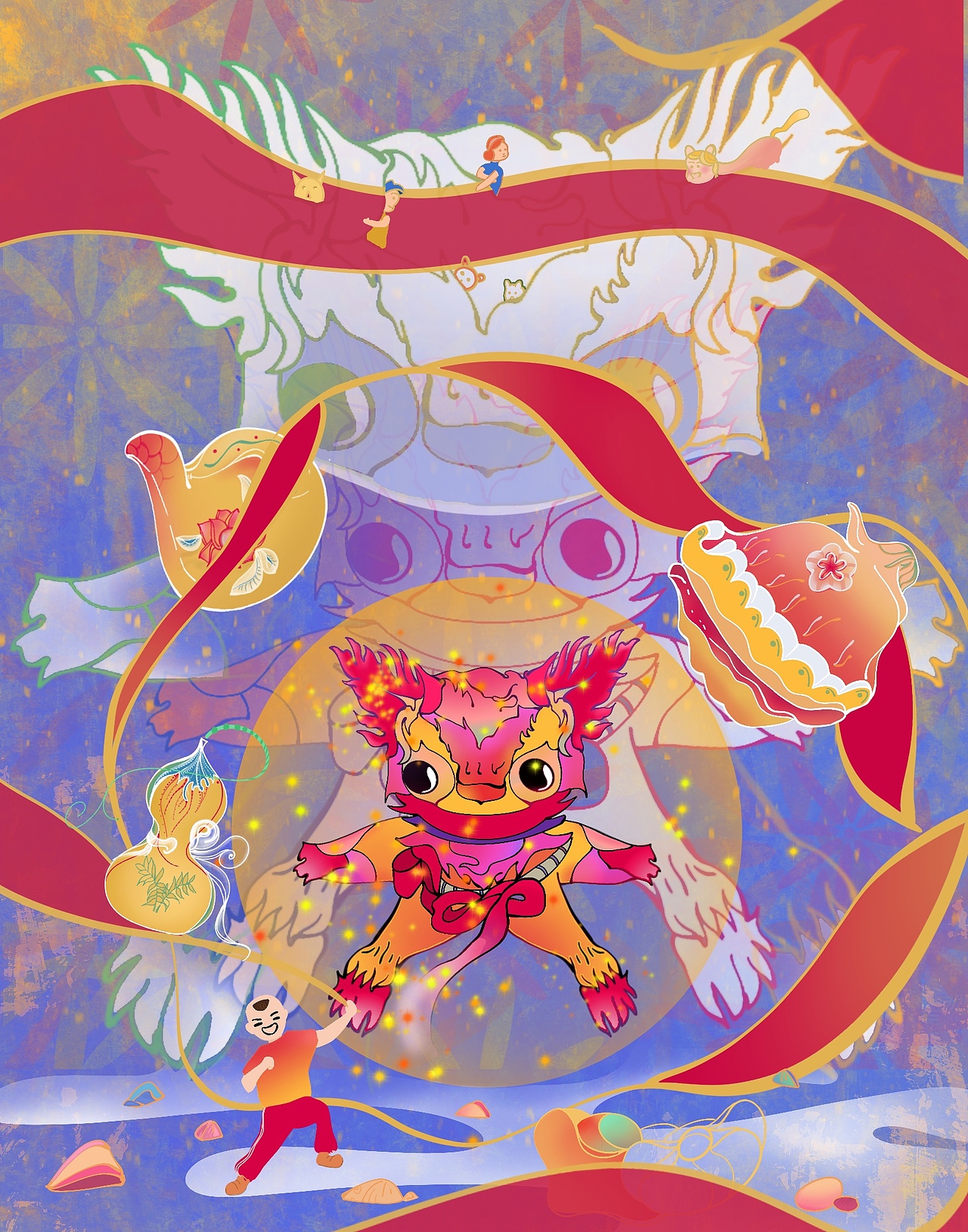 面塑绘源|插画|商业插画|松风稻骨_原创作品-站酷zcool