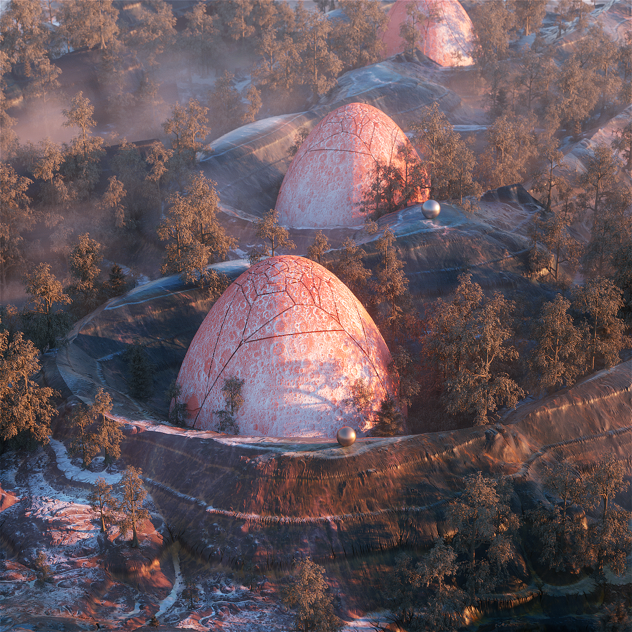 C4D_everydays render-- August 2017