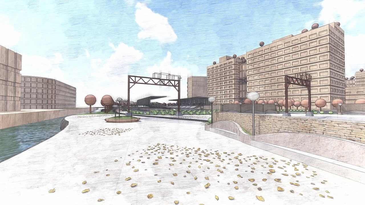 车水马龙——闸北区景观设计