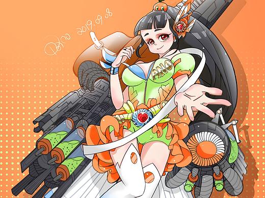 20190908机甲萝莉（个人主页-ZMzkwNDkyNDg=） - 创作习作 - 站酷设计师啊noooooo原创素材 - 站酷ZCOOL