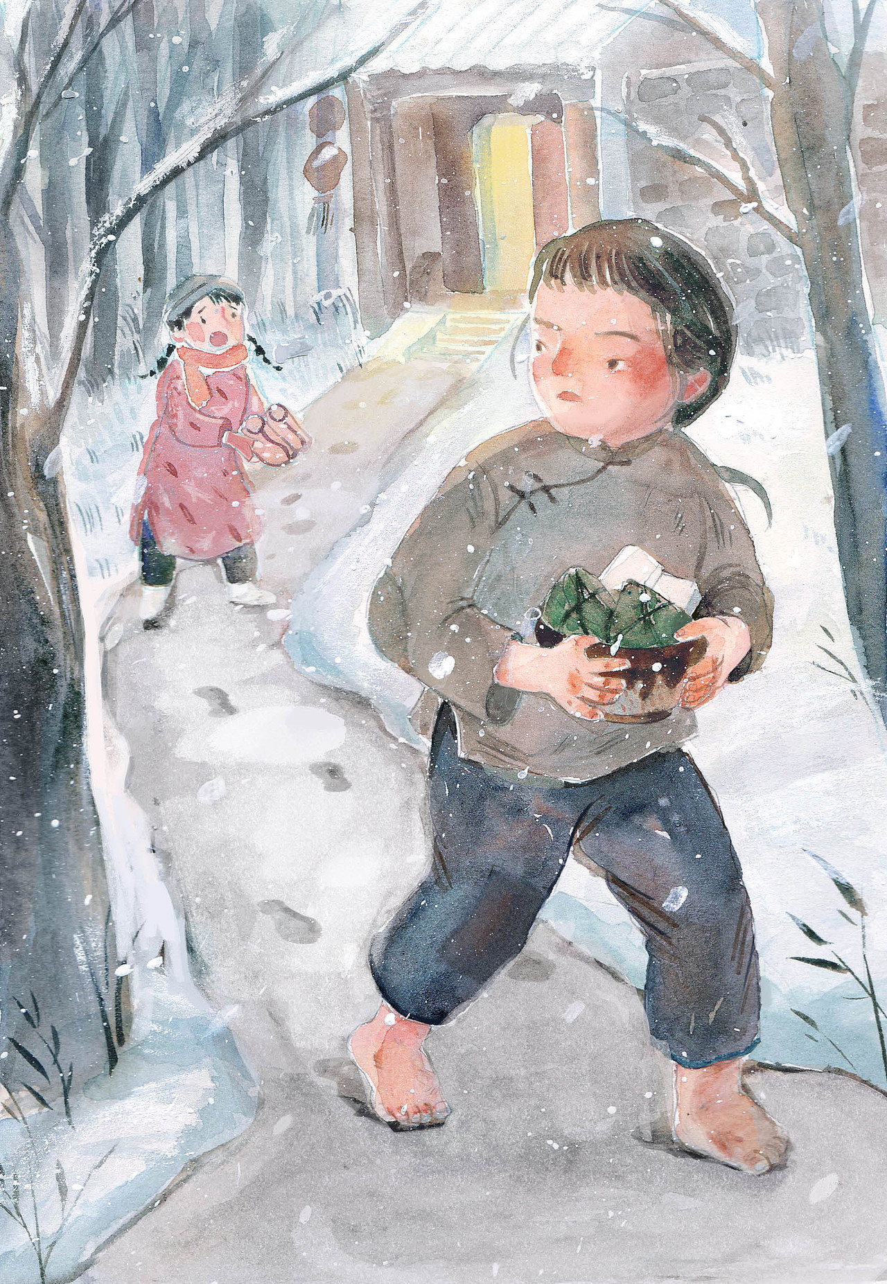 桂花雨宝松师傅内页插图