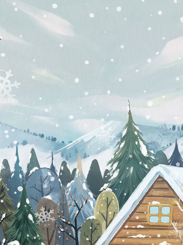 节气插画‖今日大雪，一起来打雪仗吧（图ZMzU3MDg5NDA4） - 商业插画 - 站酷设计师虎咖__z原创素材 - 站酷ZCOOL