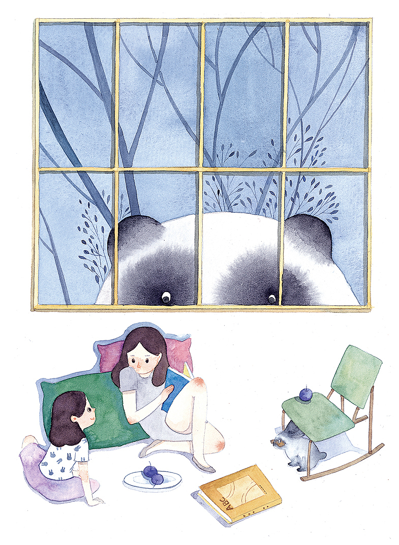 《阳光里的微童话》（图ZNzg2MDQ3NjA=） - 儿童插画 - 站酷设计师皮痞祖2016原创素材 - 站酷ZCOOL
