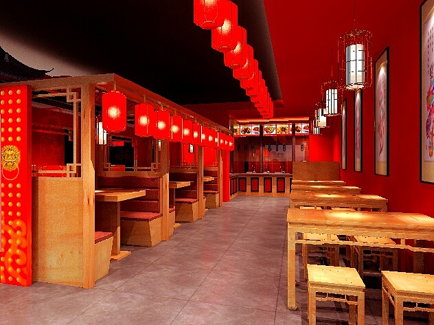 大年初一中餐厅