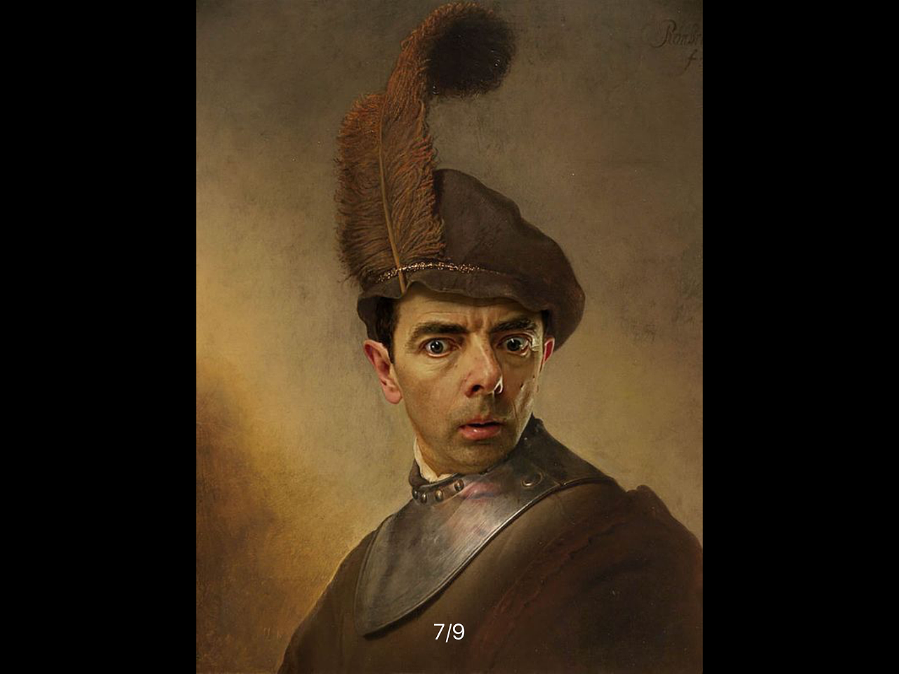 当憨豆乱入名画|平面|ppt/keynote|死机的小魏_原创作品-站酷(zcool)