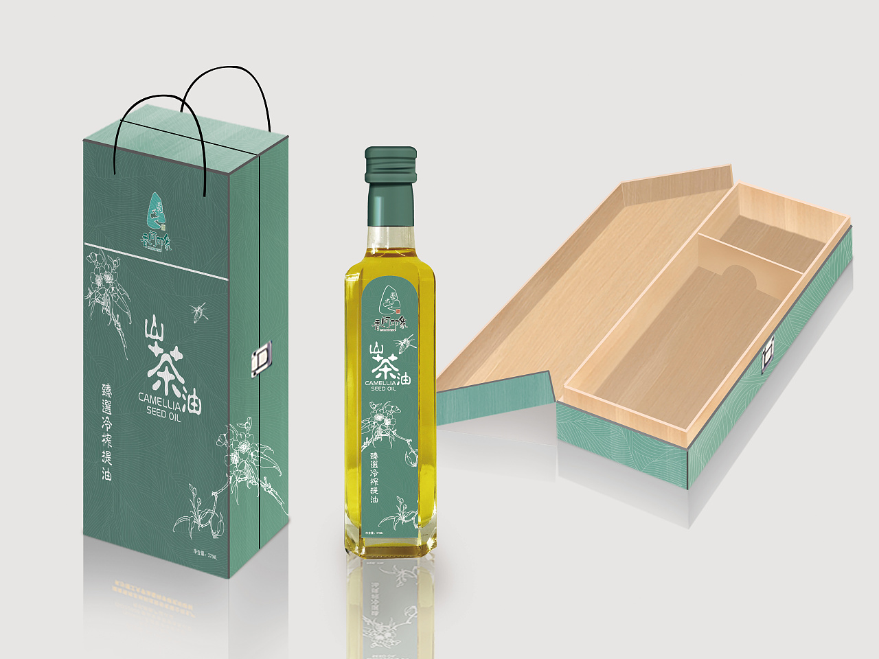 包装设计,茶油包装,个人觉得透明的跟符合这个调性.|平面|包装|markst