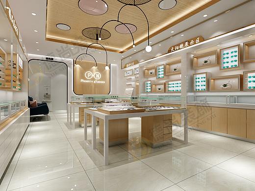 眼镜店展柜，时尚单品眼镜的“家”。