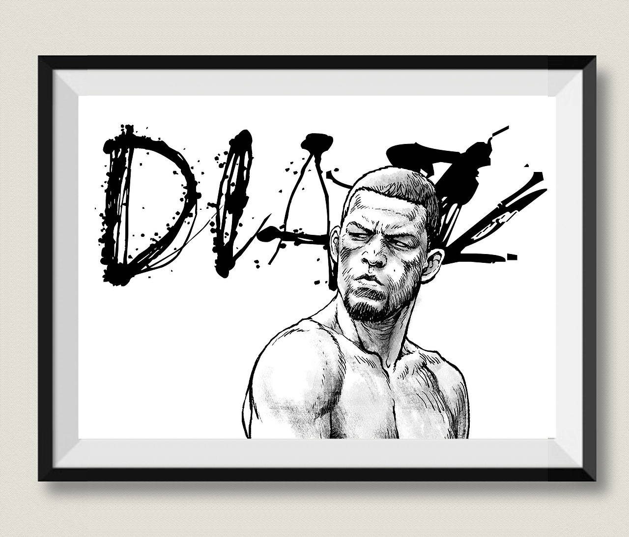 我的UFC两大偶像（图ZMjg4OTkwNjc2） - 商业插画 - 站酷设计师黄国荣子原创素材 - 站酷ZCOOL