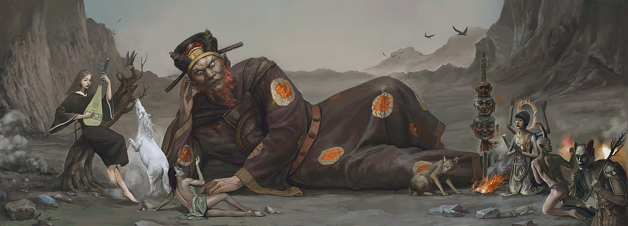 大阎罗（图ZMTc5NDcyOTYw） - 概念设定 - 站酷设计师旁一原创素材 - 站酷ZCOOL