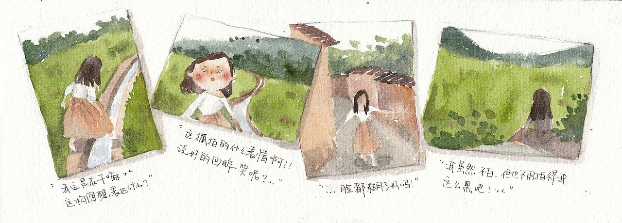 【手绘游记】画笔下的大理-诺邓-腾冲（图ZODUxODE1NjA=） - 儿童插画 - 站酷设计师钟小朋友原创素材 - 站酷ZCOOL