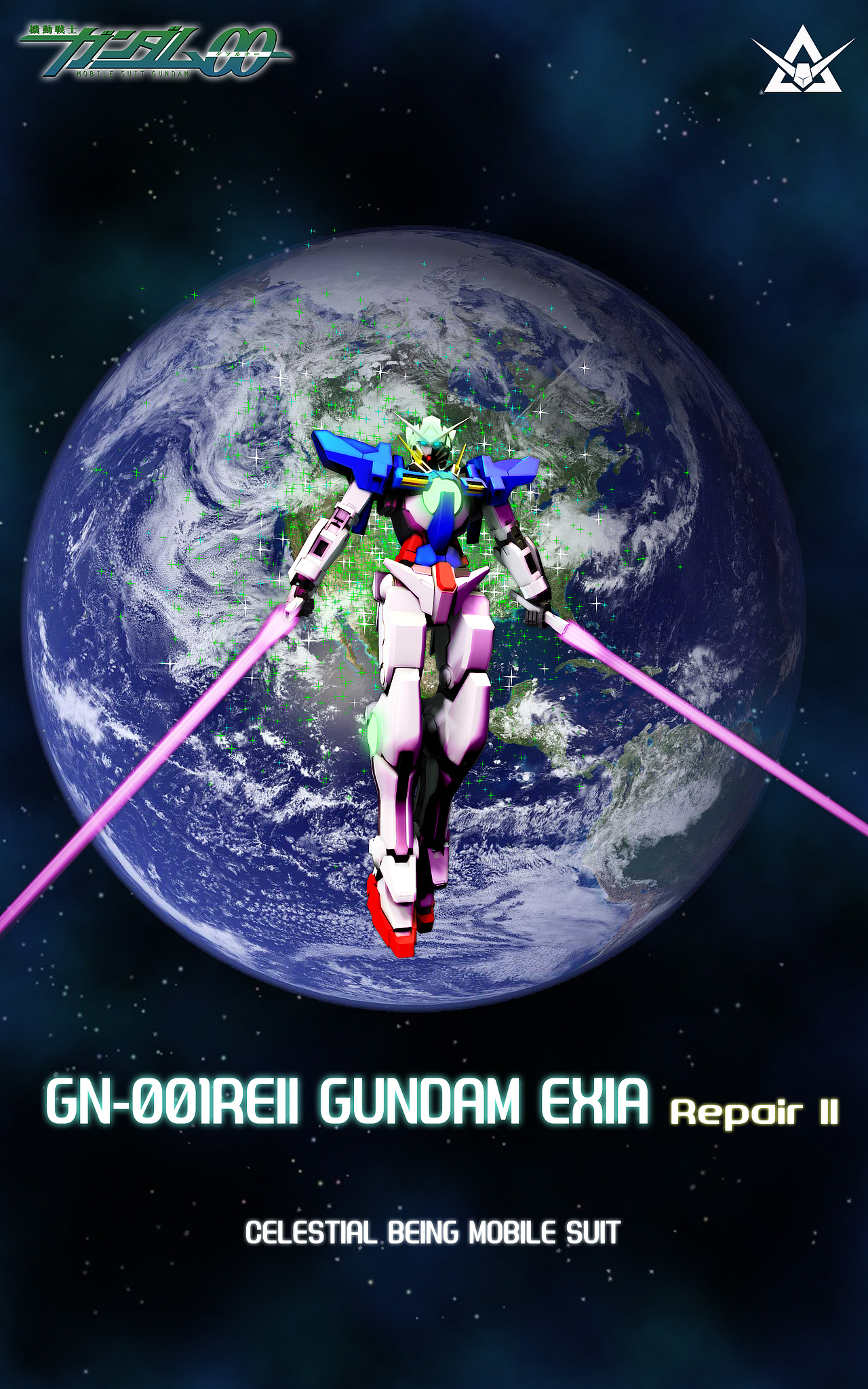 GN-001REII Gundam Exia Repair II（图ZMTAyOTQ0MDcy） - 动画/影视 - 站酷设计师RyuGiKen原创素材 - 站酷ZCOOL