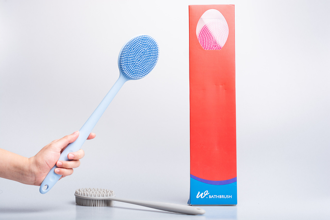 .微懒硅胶洗澡刷