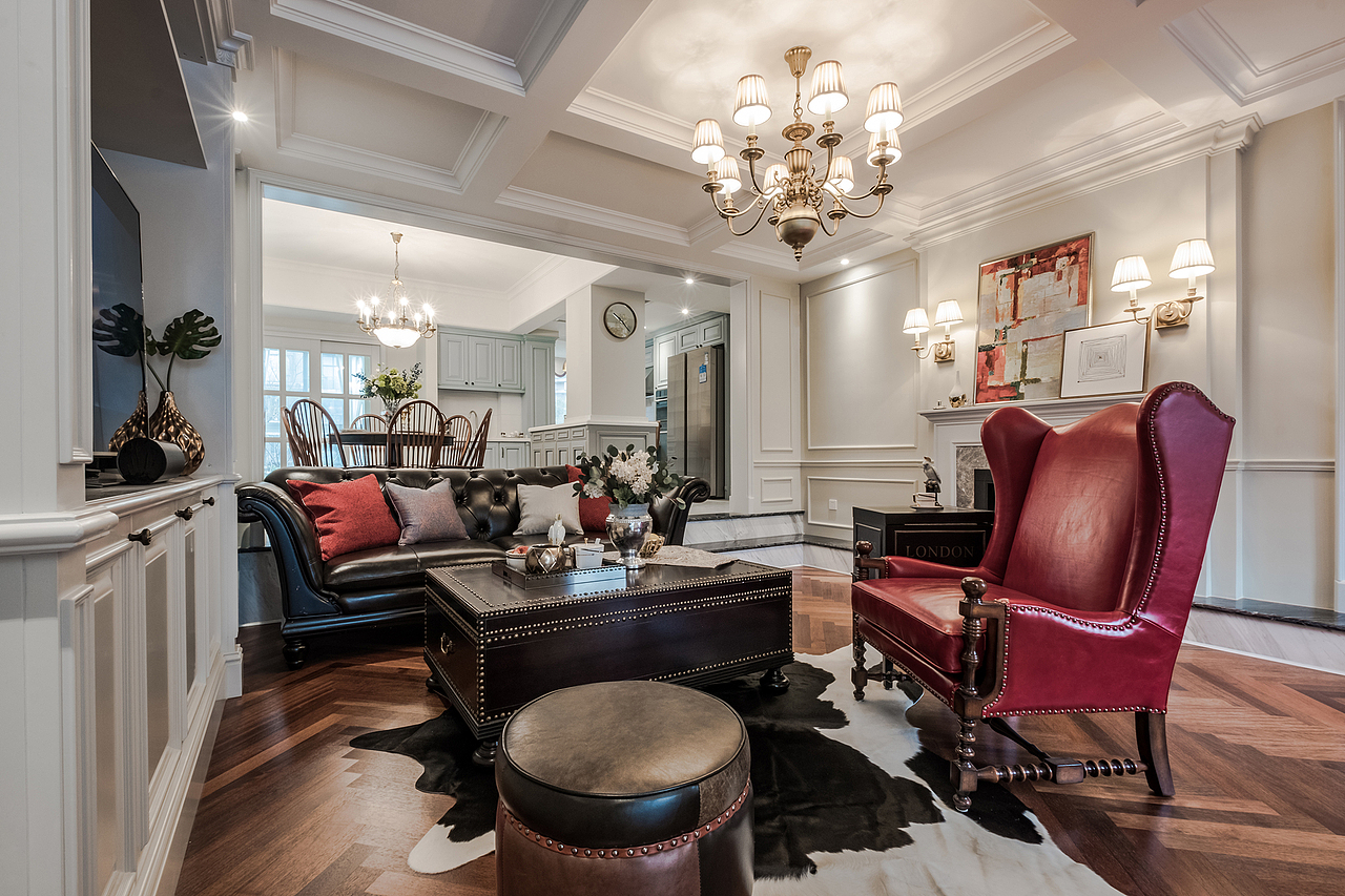 之境内建筑 | 成都180平复古美式许多业主客户想照搬（图ZMjg1NjE4NzEy） - 家装设计 - 站酷设计师设计师廖志强原创素材 - 站酷ZCOOL