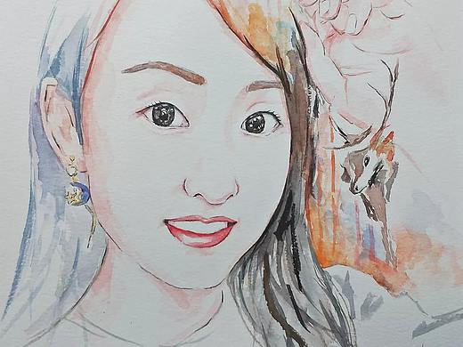 水彩画(人物)