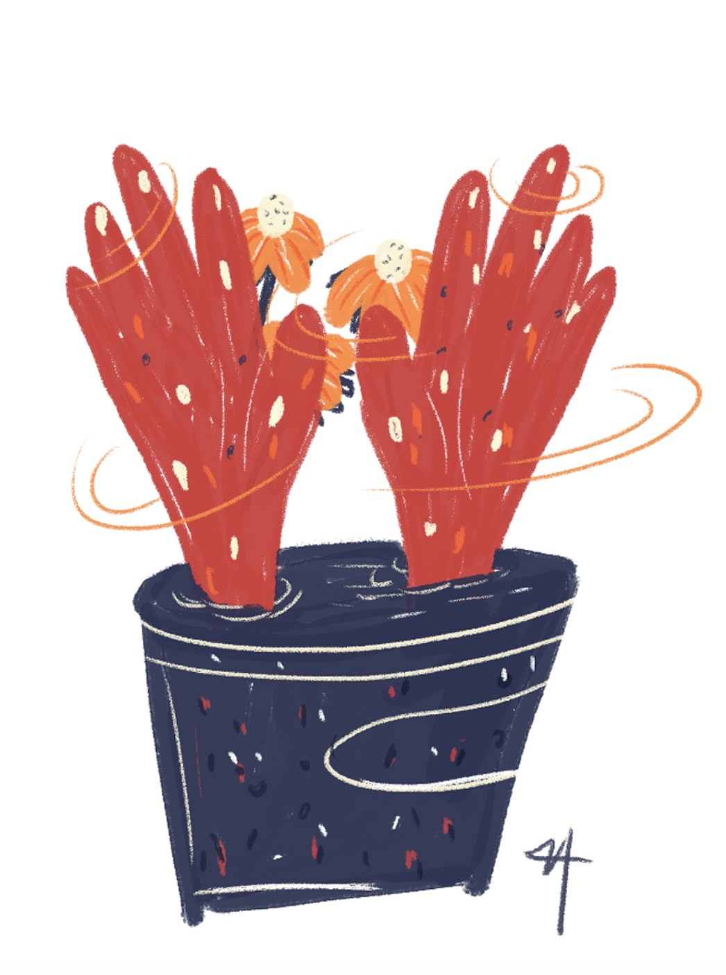 热情（图ZMjM1OTI1MzA0） - 艺术插画 - 站酷设计师木木一谷原创素材 - 站酷ZCOOL