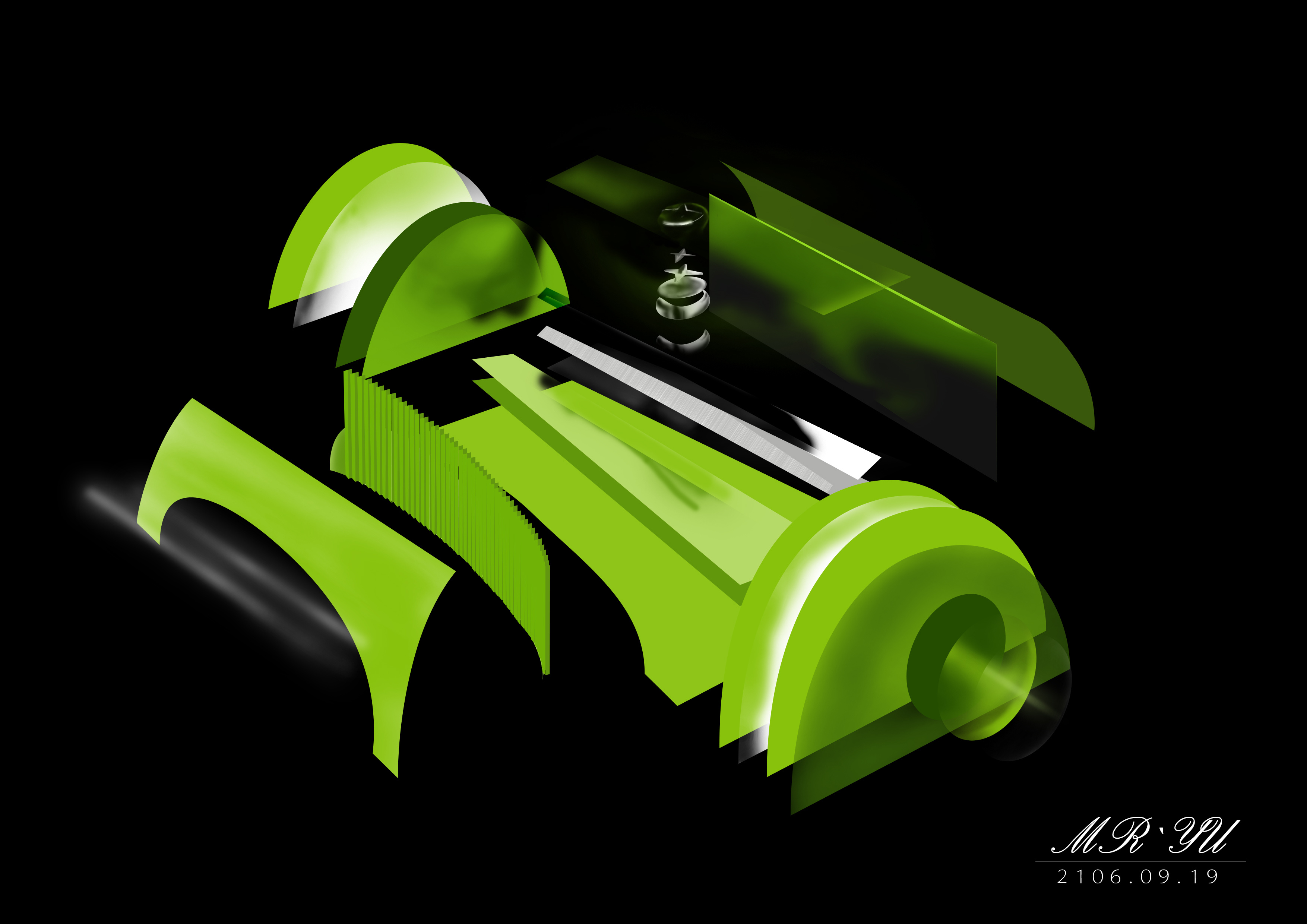 photoshop写实小练习——转笔刀