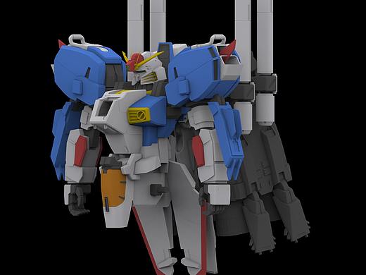EX-S 高达 HG+MG 3D rebuild 