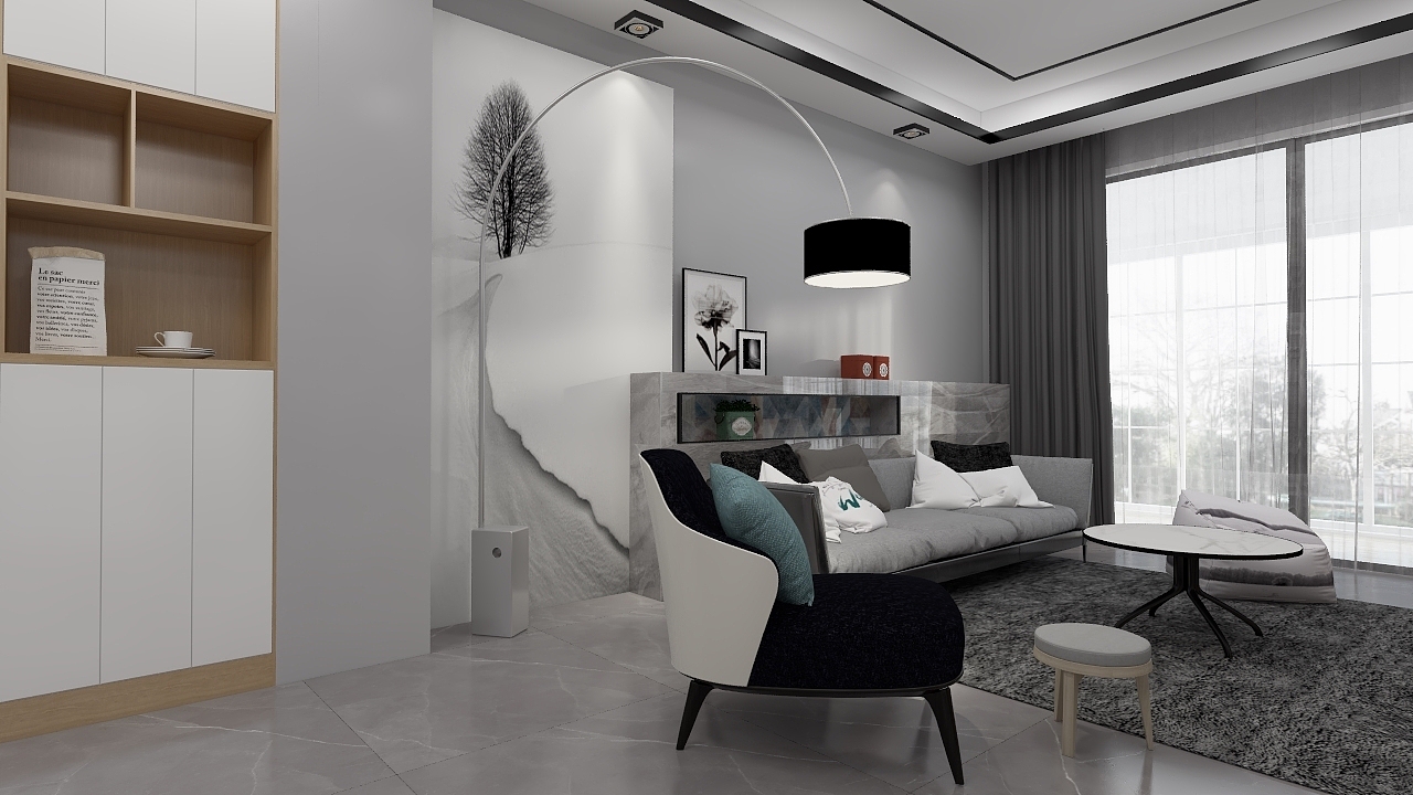 现代小灰（图ZMTMxMjE0NTQ4） - 家装设计 - 站酷设计师小豆豆正版原创素材 - 站酷ZCOOL