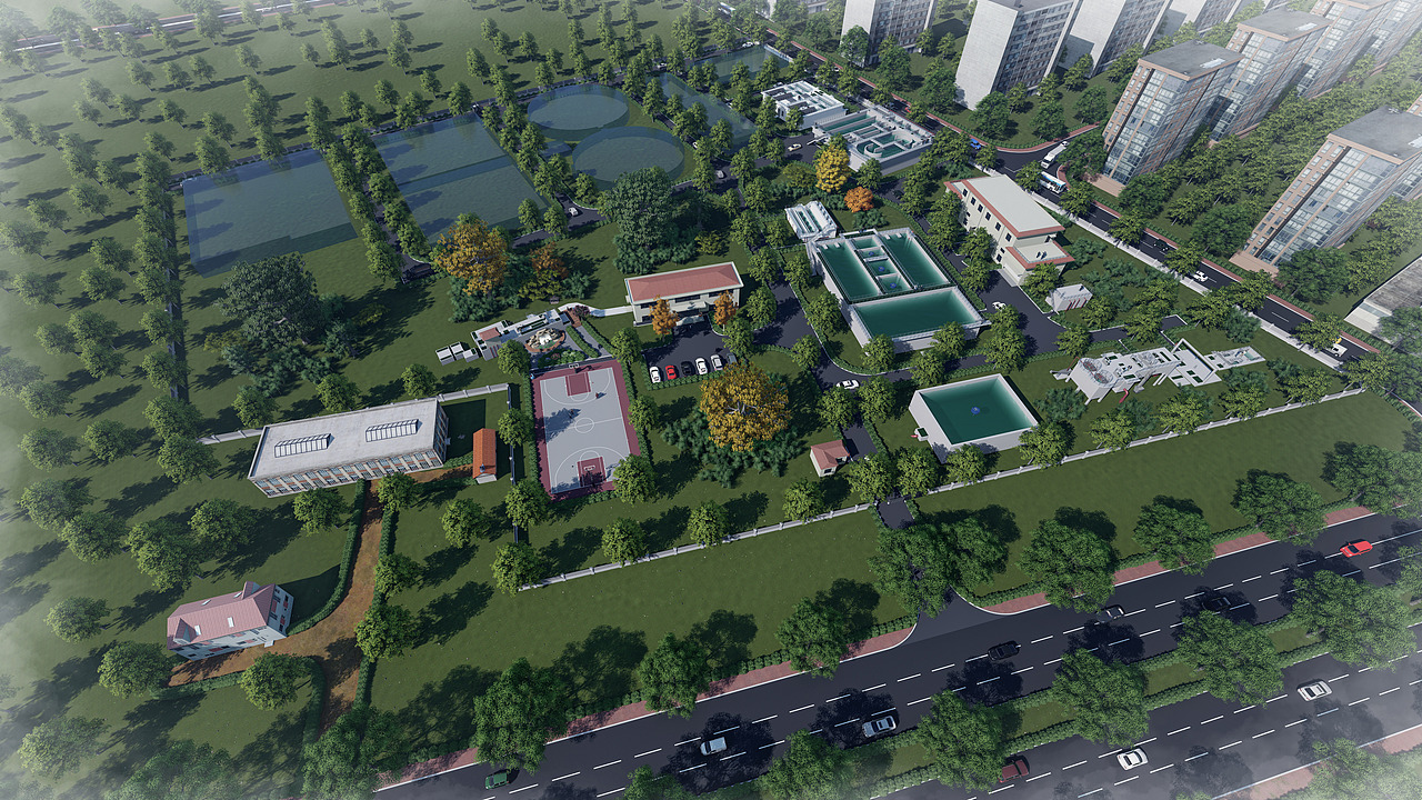 近期一些厂区鸟瞰图&平面彩图（图ZMjA1ODkyMjUy） - 建筑/空间 - 站酷设计师洋洋张原创素材 - 站酷ZCOOL