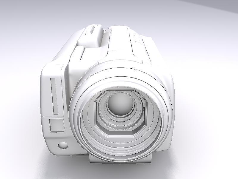 又练习的一个佳能摄像机，商标字体部分没有做 电脑实在不给力（图ZMzcwNjAzNg==） - 机械/交通 - 站酷设计师MG_Boyce原创素材 - 站酷ZCOOL