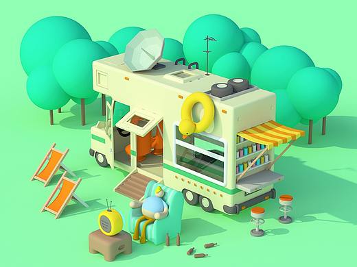 小场景练习（个人主页-ZMzQ5Njc1Njg=） - 场景 - 站酷设计师张张要努力原创素材 - 站酷ZCOOL