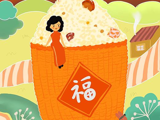 《粵食粵有米》（個人主頁-ZNTcyMjA3MjQ=） - 包裝 - 站酷設(shè)計(jì)師Onein原創(chuàng)素材 - 站酷ZCOOL