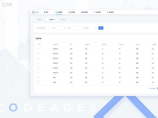 系统后台 UI 改版