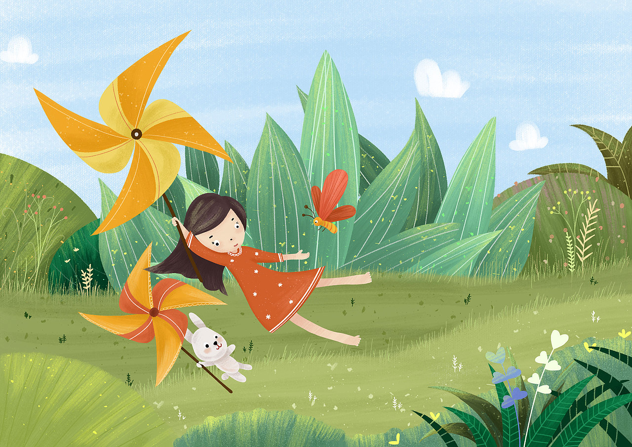 春天插画|插画|商业插画|奋斗的摩杰 - 原创作品 - 站酷 (zcool)