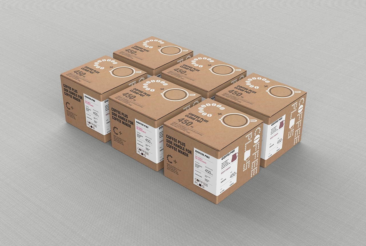 coffee plus咖啡壶设计（图ZMTUwNjg3MDI0） - 包装 - 站酷设计师出圈视觉原创素材 - 站酷ZCOOL