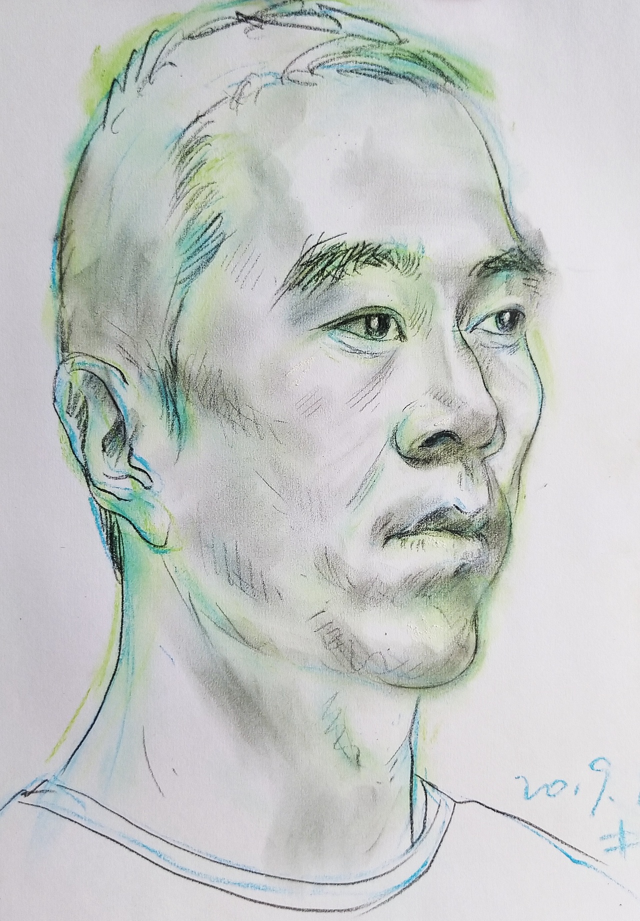 阿杜手绘阿杜速写大师速写人体速写肖像画速写艺术速写