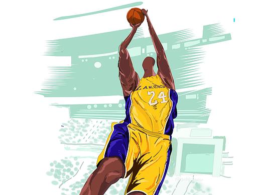 篮球小插画（个人主页-ZNTQzNTYxODQ=） - 创作习作 - 站酷设计师零点三十的太阳原创素材 - 站酷ZCOOL