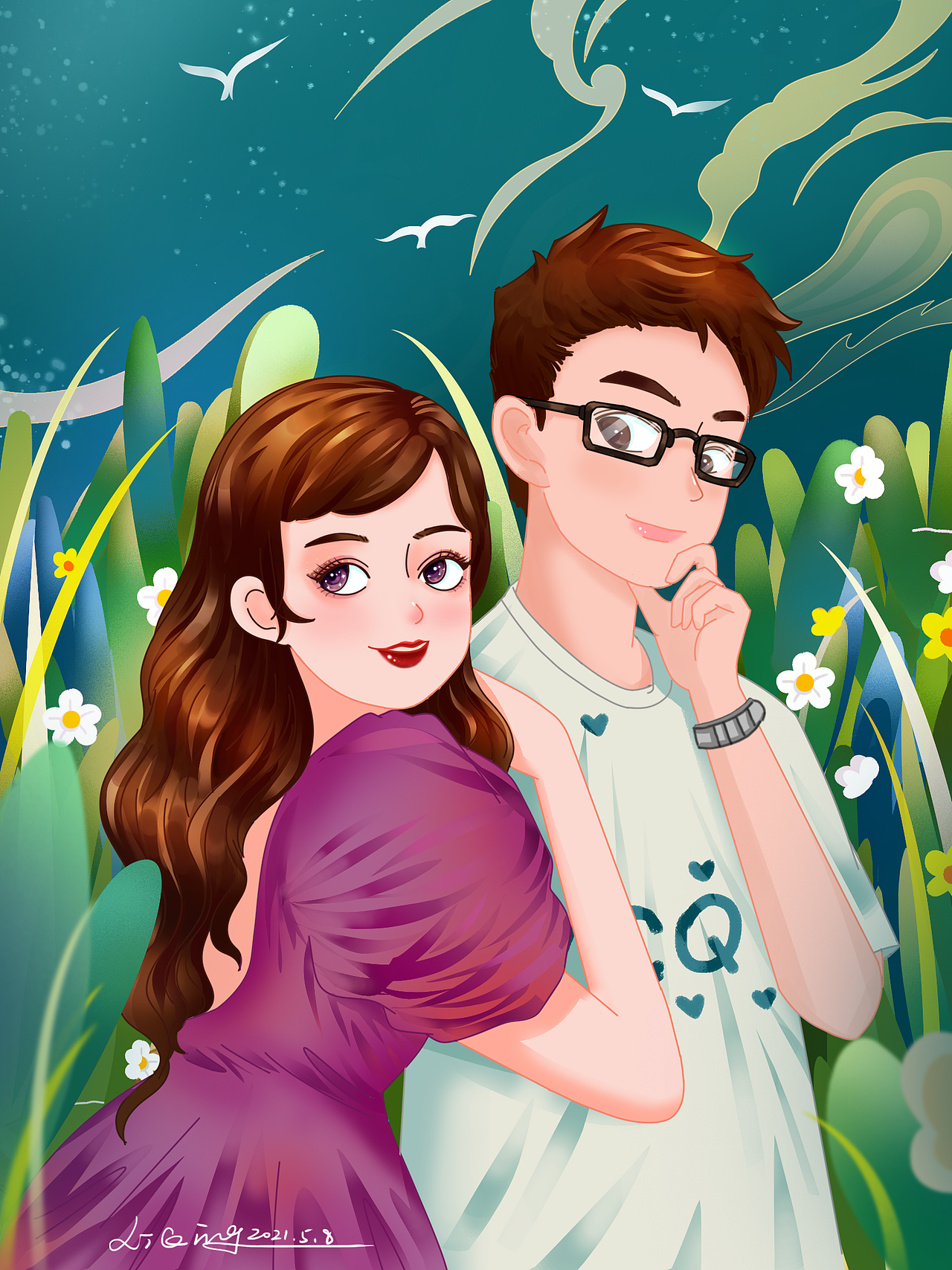 四月你好~（图ZMjU0MjA3OTE2） - 创作习作 - 站酷设计师翁识檐原创素材 - 站酷ZCOOL