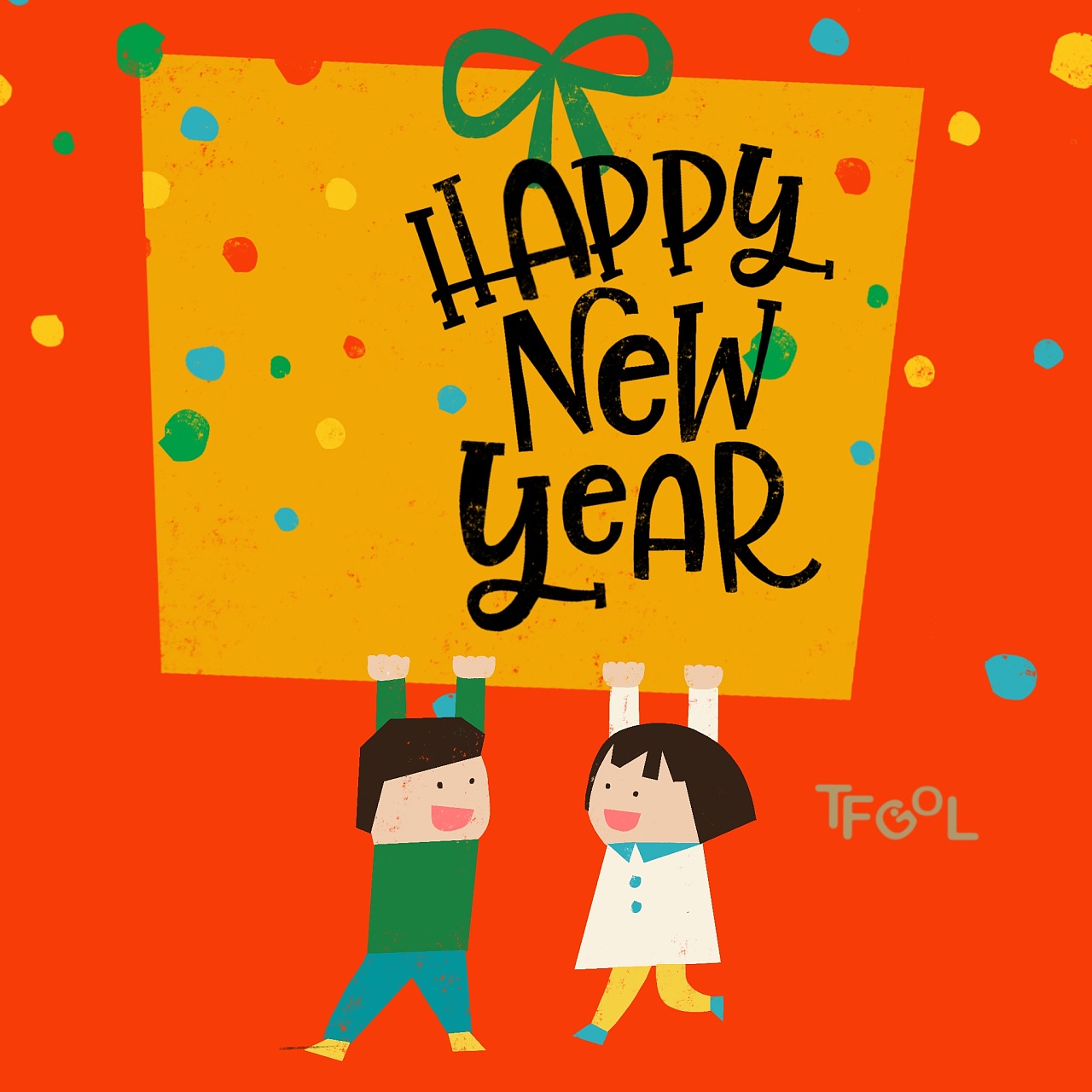 happy new year|插画|创作习作|焦典典_原创作品-站酷zcool