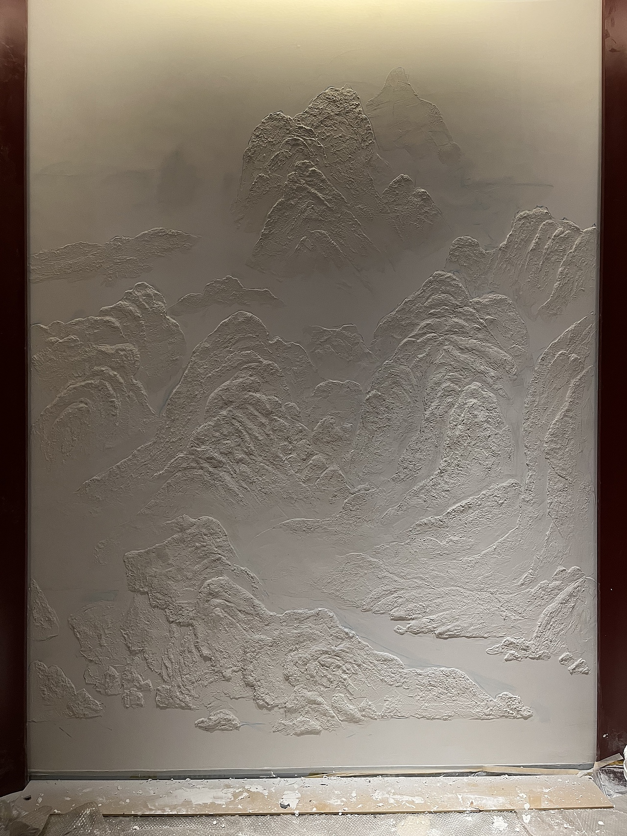 千里江山图 浮雕画（图ZMzAzODk3OTgw） - 雕塑 - 站酷设计师睦云山原创素材 - 站酷ZCOOL