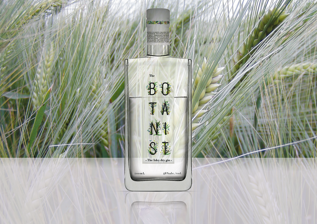 包装设计 - the botanist islay dry gin 植物学家干金酒 -法国ecv