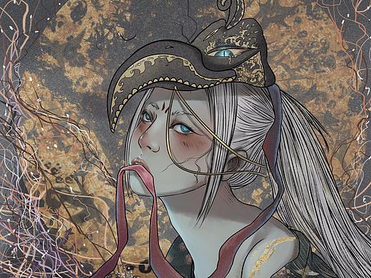 學(xué)習(xí)國(guó)風(fēng)插畫，找了幾個(gè)大佬的風(fēng)格參考。繼續(xù)加油（個(gè)人主頁(yè)-ZNDYwNDAxNDQ=） - 創(chuàng)作習(xí)作 - 站酷設(shè)計(jì)師柰帶發(fā)修行原創(chuàng)素材 - 站酷ZCOOL