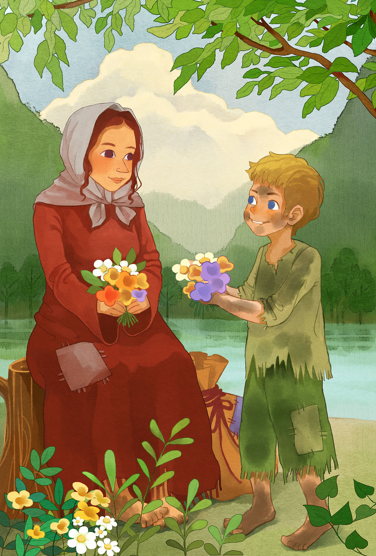 水孩子thewaterbabies系列插图