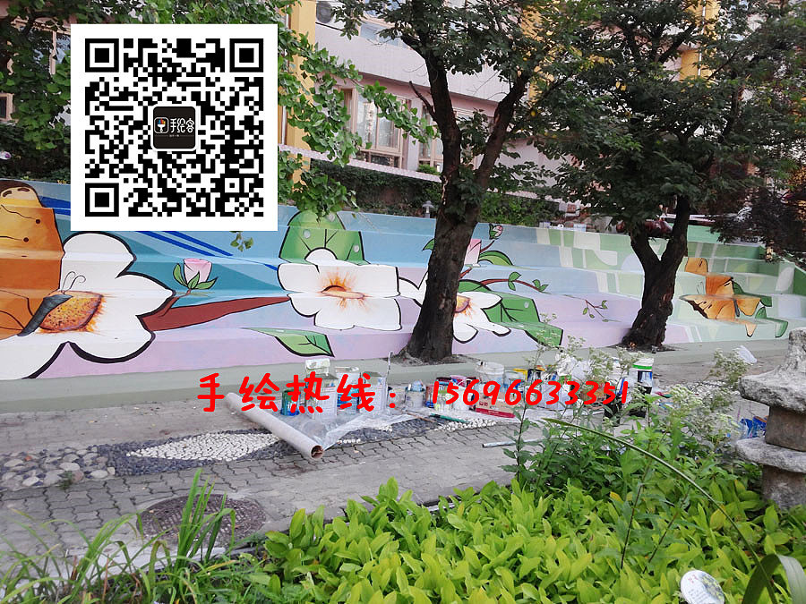 墙体艺术彩绘|手绘墙墙体艺术彩绘新农村|文化墙艺术墙